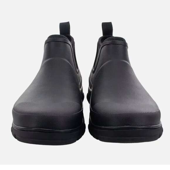 Staheekum Men's Ankle Rain Boots - BLACK Size 11 - Picture 4 of 6